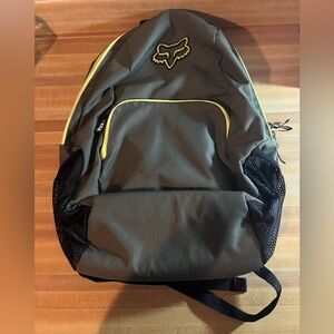 Fox Men's Olive and Yellow Backpack
